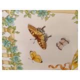 Salvatore Ferragamo Floral Patterned Silk Scarf - Framed