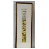 Susan Hunt-Wulkowicz Hand Colored Lithograph 'Uphill' - Signed/Numbered