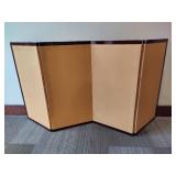 Hand Painted Four Panel Japanese Folding Screen
