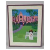 'Pink Palace - Waikiki' by Rosalie Prussing *Signed & Numbered*