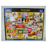 Two White Mountain 1000pc Puzzles - Complete -