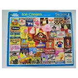 Two White Mountain 1000pc Puzzles - Complete -