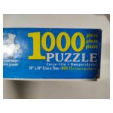 Two White Mountain 1000pc Puzzles - Complete -