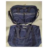 Bella Russo Navy Matching Laptop Bag & Large Tote *New*
