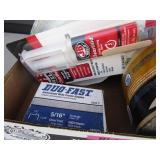 Flashing Tape, Staples, JB Weld