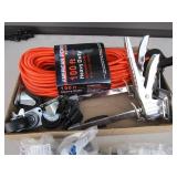 Power Cord, Clamps, Hinges