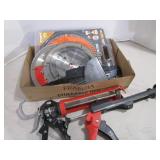 Saw Blades 10', Caulking Guns