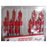 Spade Bits, Stiletto Hammer, Buck Knife