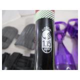 Alum. Bat, Knee Pads, Wrist Guards