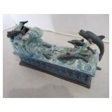 Leaping Dolphins Cast Mechanical Bank
