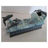 Leaping Dolphins Cast Mechanical Bank
