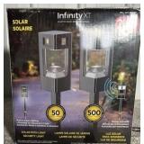 Infinity X1 Motion Solar Lights - 2-pack