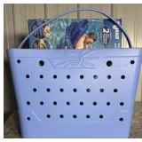 Beachcomber Beach Bag & Aqua Luxury Pool Lounger, 2-Pack