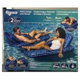 3 Boxes Aqua Luxury Pool Lounger, 2-Pack (Total of 6 Loungers)