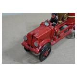 Vintage Cast Iron Fire Truck