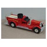 Vintage John Deere Fire Truck Coin Bank