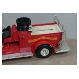 Vintage John Deere Fire Truck Coin Bank