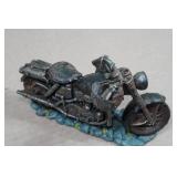 Resin Motorcycle Book Ends