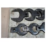 Klutch Jumbo Metric Crowfoot Wrench Set