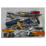 Assorted Tools - Wrenches, Screwdrivers
