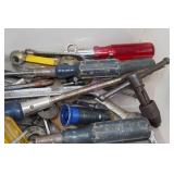 Assorted Tools - Wrenches, Screwdrivers