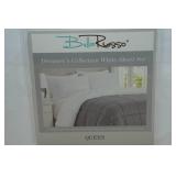 Bella Russo Queen White Sheet Set