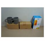 Set of 4 Mugs and Ice Pop Molds
