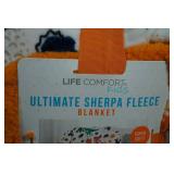 Life Comfort Ultimate Sherpa Fleece Blanket - 40"x50"