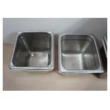 *10* Stainless Steel Pans - 6.5"X7"5.5"