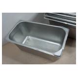 *5* Stainless Steel Pans - 7"X12.75"X5.75