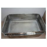 *2* Large Deep Stainless Steel Pans - 20.75"x12.75"x6"