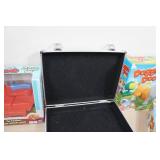 Board Games and Carry Case - Doggie Doo, Hot Tub High Dive, Jenga