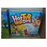 Board Games and Carry Case - Doggie Doo, Hot Tub High Dive, Jenga