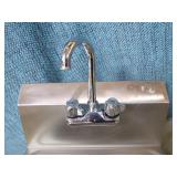 Stainless Steel Hand Washing Sink with Faucet
