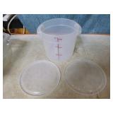 Plastic Storage Containers and Lids