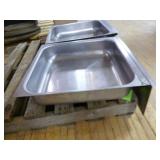 2 Stainless Steel Prep Table Drawers