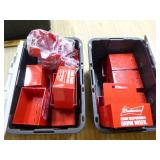 2 Totes of Bar Caddies