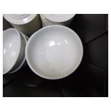 Tote of Miscellaneous Dishes