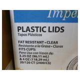 Portion Cup Lids and To-go Items