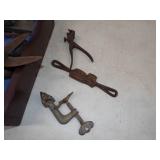 Vintage Tools with Wood Tool Box,