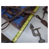 Vintage Tools with Wood Tool Box,