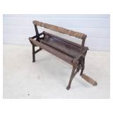 Newspaper Log Roller Cast Iron