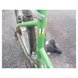 Huffy Green 18 Speed Bike with Extra Seat