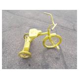 Yellow Trike Lawn Art
