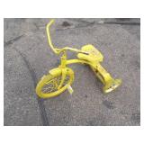 Yellow Trike Lawn Art