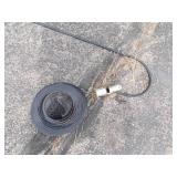 Metal Garden Shepard Pole with 57 Chevy Wind Ornament