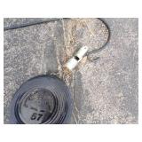 Metal Garden Shepard Pole with 57 Chevy Wind Ornament