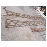 Pair of Tractor Chains with parts chain Heavy tire chains for an H or M Farmall. Size 12.5 x 38 or 13.6 c 38" wheels.