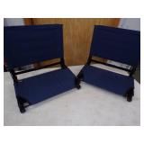 Pair of Stadium Chairs Blue