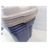 4 Totes with Lids